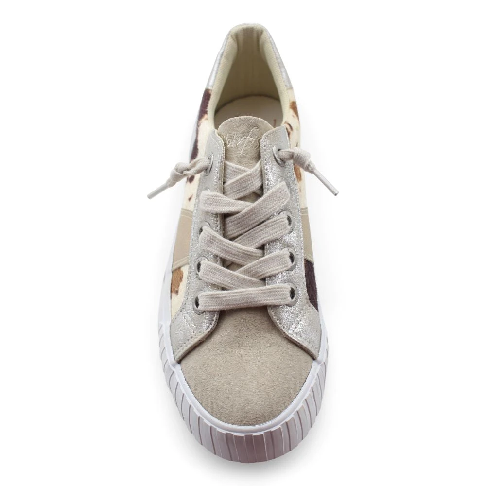 'Blowfish Malibu' Women's Wave Sneaker - Cream Spots Faux Pony Hair / Ice Microsuede / Cream / Gold / Silver 'Blowfish Malibu' Women's Wave Sneaker - Cream Spots Faux Pony Hair / Ice Microsuede / Cream / Gold / Silver -Blowfish Malibu Shop ZS